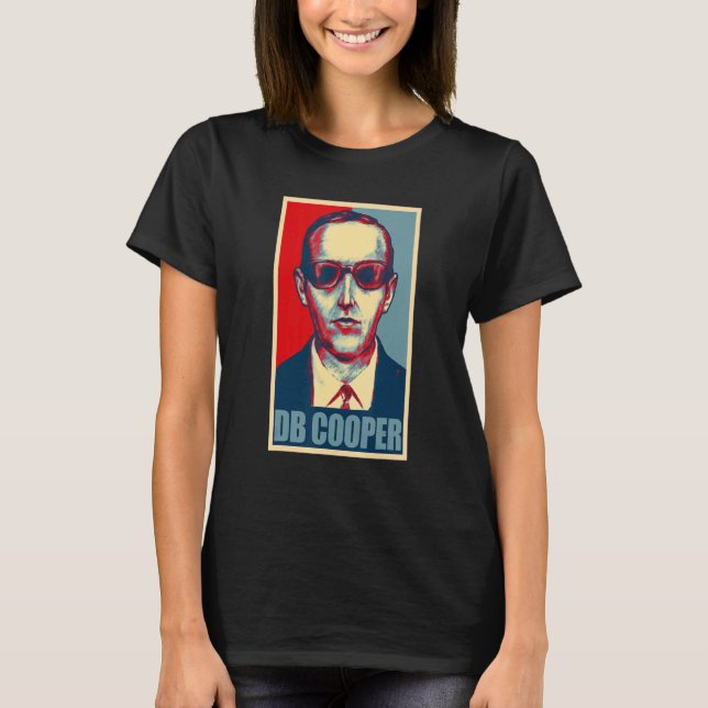 T-shirt D B Cooper Urban Legend Style Rétro (Devant)