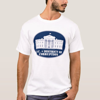 T-shirt D.C. = secteur de la corruption