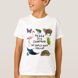 T-shirt D est pour Daddy Zookeeper
