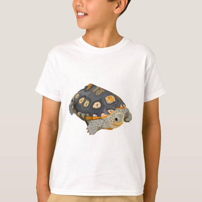 T-shirt D est pour Diamond Back Terrapin (Devant)
