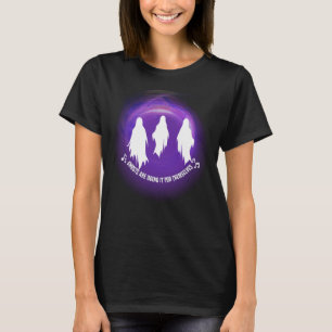 T-Shirt D’Halloween Féminine - Fantômes Le Font Po