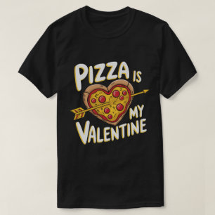 T-shirt DA41-Pizza Est Mon Coeur Saint Valentin