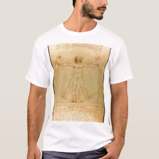 T-shirt Da Vinci - Vitruvian Man