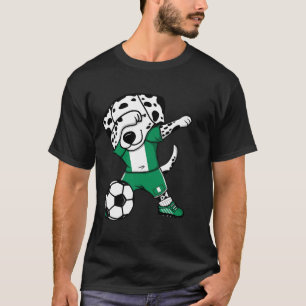 T-shirt Dab Dalmatien Nigeria Supporters de Football Maill