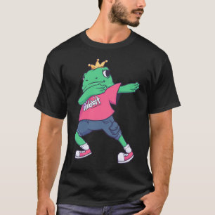 T-shirt dab Frog Ribbit King Quack