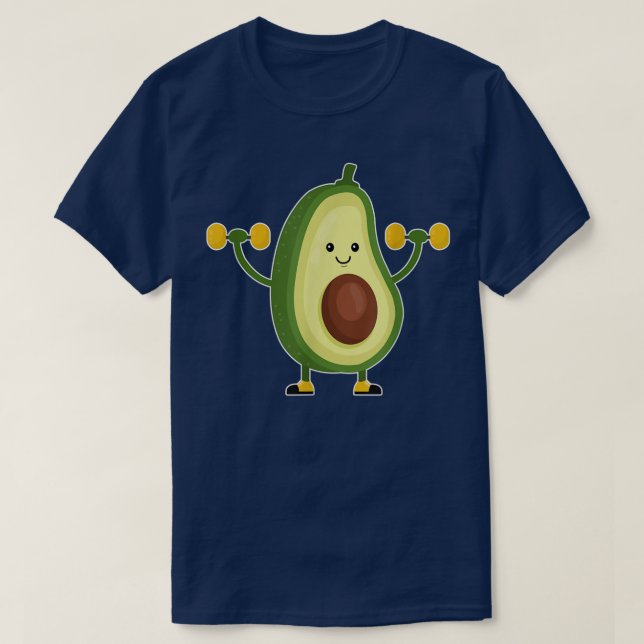 T-shirt Dabbing Avocado Funny Vegan Food Lover Teids W (Design devant)