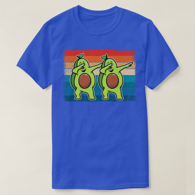 T-shirt Dabbing Avocado, Végétal Pour Hommes Femmes, Funny (Design devant)