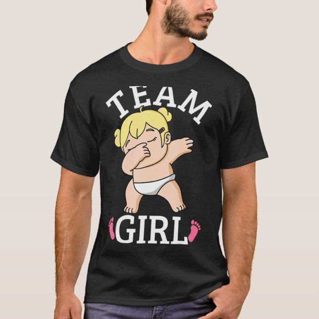 T-shirt Dabbing Baby Girl Group Outfit Team Girl Genre R (Devant)