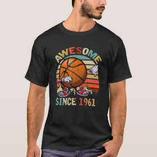 T-shirt Dabbing Basketball Awesome Since