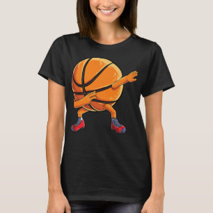 T-shirt Dabbing Basketball Ball Drôle Hommes Drôle Sport F