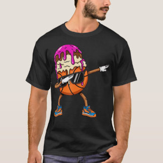 T-shirt Dabbing Basketball Drip Ice Cream
