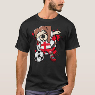 T-shirt Dabbing Beagle Chien Angleterre Fans de football J
