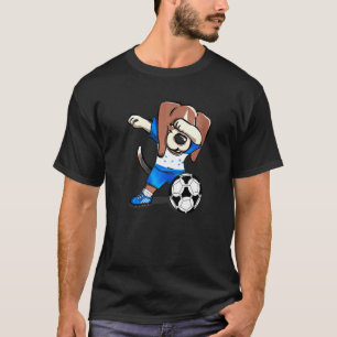 T-shirt Dabbing Beagle Honduras Football Honduras Drapeau 