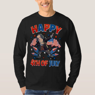 T-shirt Dabbing Benjamin Franklin 4 juillet Garçons Hommes