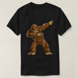 T-shirt Dabbing Bigfoot Funny Cryptid Art