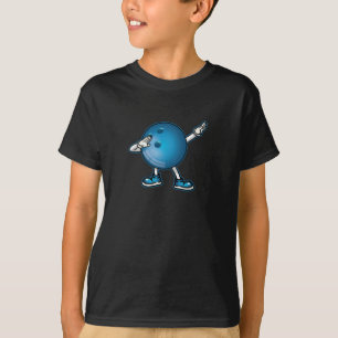 T-shirt Dabbing Bowling Ball Teids Boys Danser