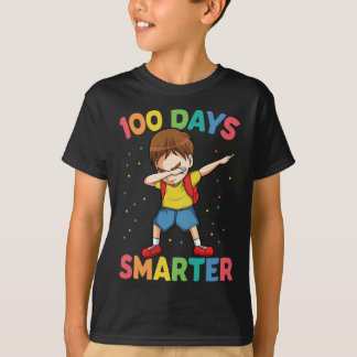 T-shirt Dabbing Boy 100 Jour Smarter Happy 100ème Jour De 