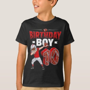 T-shirt Dabbing boy 10 year old American football 10th bir