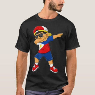 T-shirt Dabbing Boy Filipinos Philippines Dab Da Enfants D