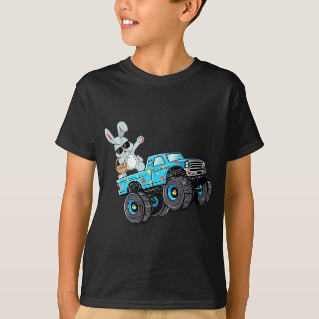 T-shirt Dabbing Bunny Joyeux Monster de Pâques Amateurs de (Devant)