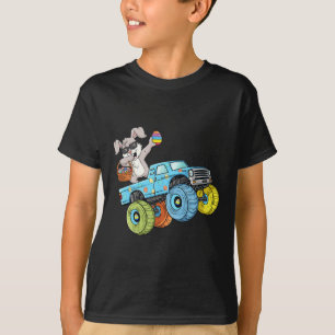 T-shirt Dabbing Bunny Joyeux Monster de Pâques Camion Garç