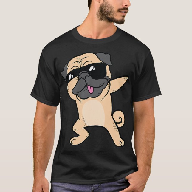 T-shirt Dabbing Carlin Dab Danse Enfant Jeunes Garçons Fil (Devant)