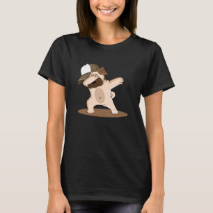 T-shirt Dabbing Chien Chiens Aimer Drôle Cool Enfants Idée