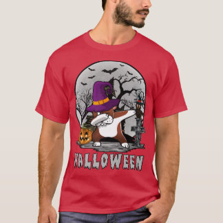 T-shirt Dabbing Chien Halloween Boston Terrier Chien Dab C
