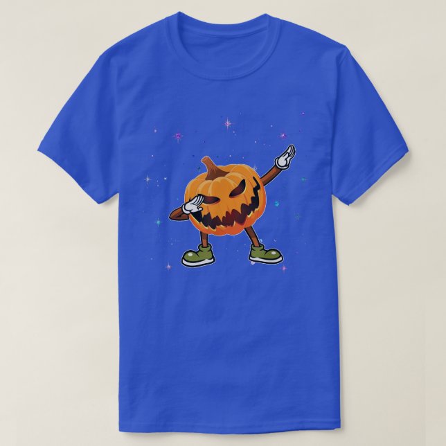 T-shirt Dabbing Citrouille Joyeux Halloween Tee Trick Ou T (Design devant)
