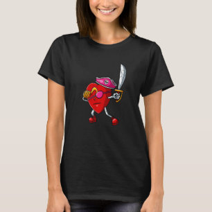 T-shirt Dabbing Coeur Pirate Valentines Jour mignons Garço