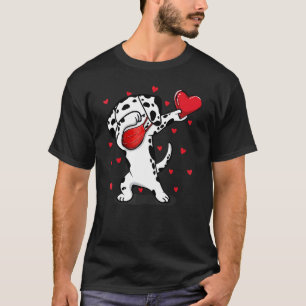 T-shirt Dabbing Dalmatie & Masque Visage Dab Dance Funny V