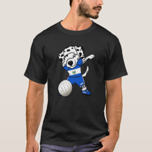 T-shirt Dabbing Dalmatien Chien El Salvador Ventilateurs d