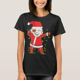 T-shirt Dabbing Dr Fauci Evil Elf Dog Anti Masque Vaccine