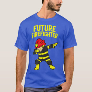 T-shirt Dabbing Firefighter Kids Future Firefighter