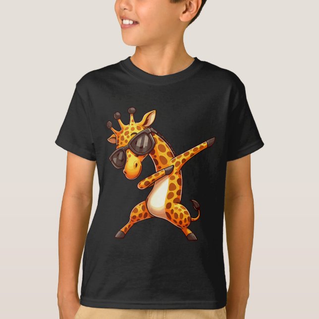 T-shirt Dabbing Giraffe  (Devant)