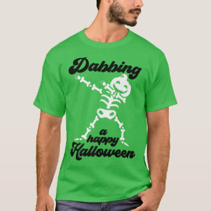 T-shirt Dabbing Jack-o'-lantern Skeleton