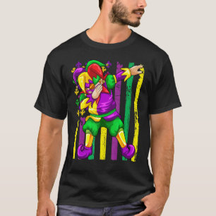 T-shirt Dabbing Joker Mardi Gras Carnaval Dab Festiv