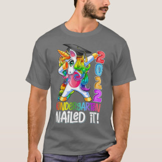 T-shirt Dabbing Kindergarten Unicorn Graduation Class 2022