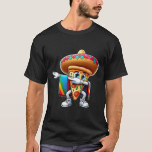 T-shirt Dabbing mexicain Pizza Dance Nourriture Amoureux G
