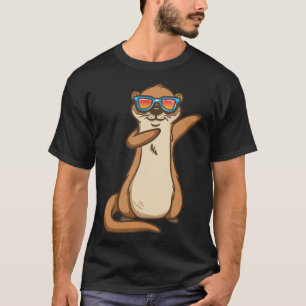 T-shirt Dabbing Otter Otter Enfants Garçons Filles Animal