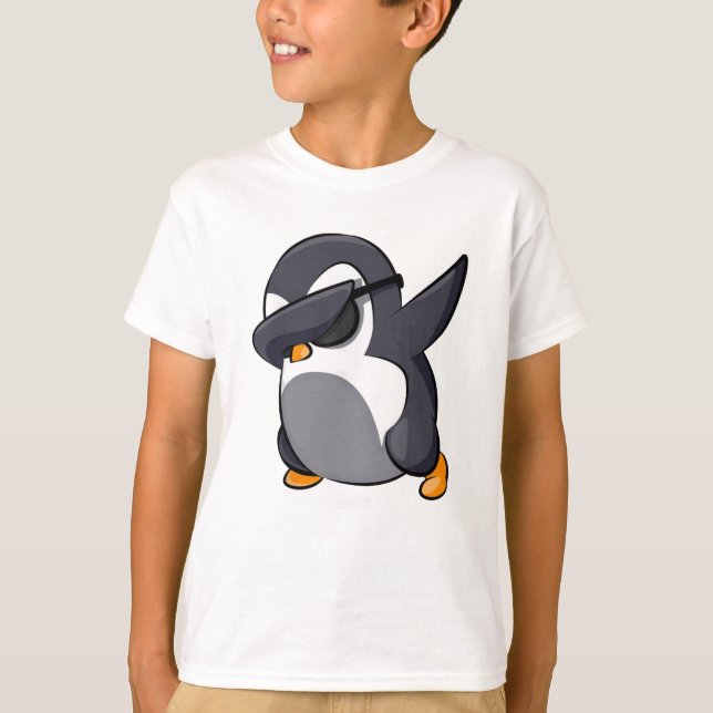 T-shirt Dabbing Penguin (Devant)