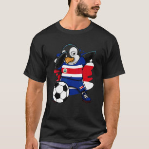 T-shirt Dabbing Penguin Costa Rica Fans de football Jersey