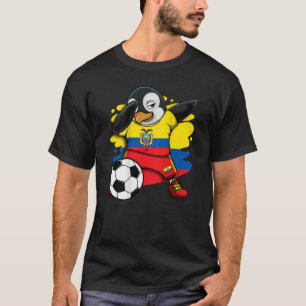 T-shirt Dabbing Penguin Equateur Fans de football Jersey F