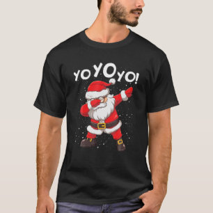 T-shirt Dabbing Père Noël Yo Yo Drôle Noël