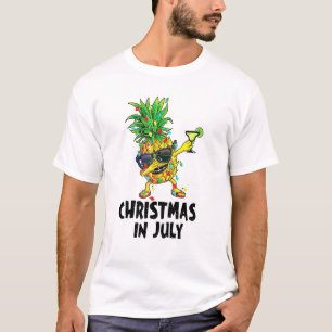 T-shirt Dabbing Pineappy Lunettes de soleil S Aloha Plages