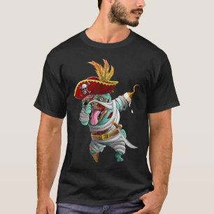T-shirt Dabbing Pirate Zombie Mummy Carlin migre Halloween