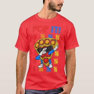 T-shirt Dabbing Pizza Fidget jouet Lover 100 jours d'école