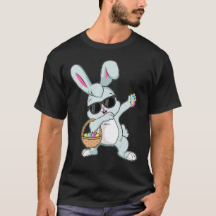 T-shirt Dabbing Rabbit Oeufs de Pâques Bunny Dabbing Garço