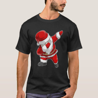 T-shirt Dabbing Santa Christmas Dab Cool Xmas Boys Kids   