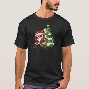 T-shirt Dabbing Santa Claus Noël Enfants garçons Hommes No